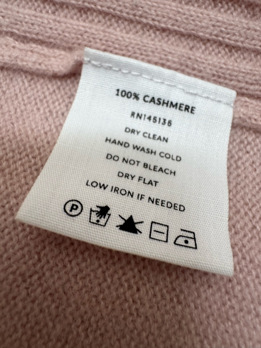 Light Pink Ribbed Open Cardigan - Picture 2 of 2